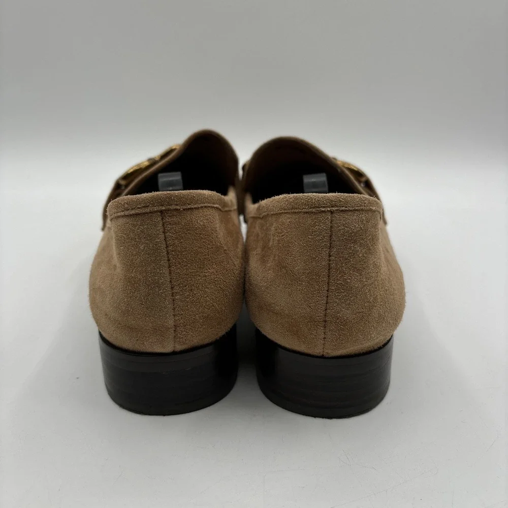 BIBI LOU Loafers Suede Women's EU 40 US 9.5 Brown Anthropologie Shoes